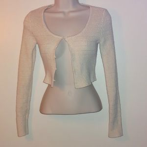L.A. Hearts Cropped Bolero Sweater Jacket, Size XS